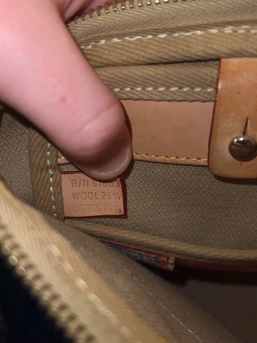 Dooney & Bourke Pink Logo Tote - Picture 4 of 5